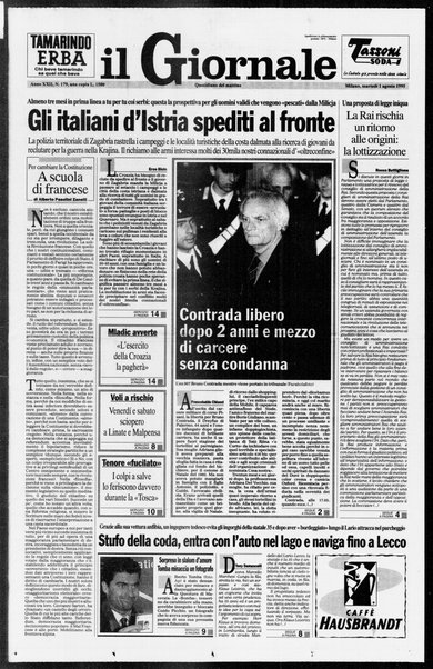 Il giornale : quotidiano del mattino